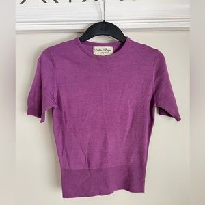Bettie Page by Tatyana Purple Pullover Sweater